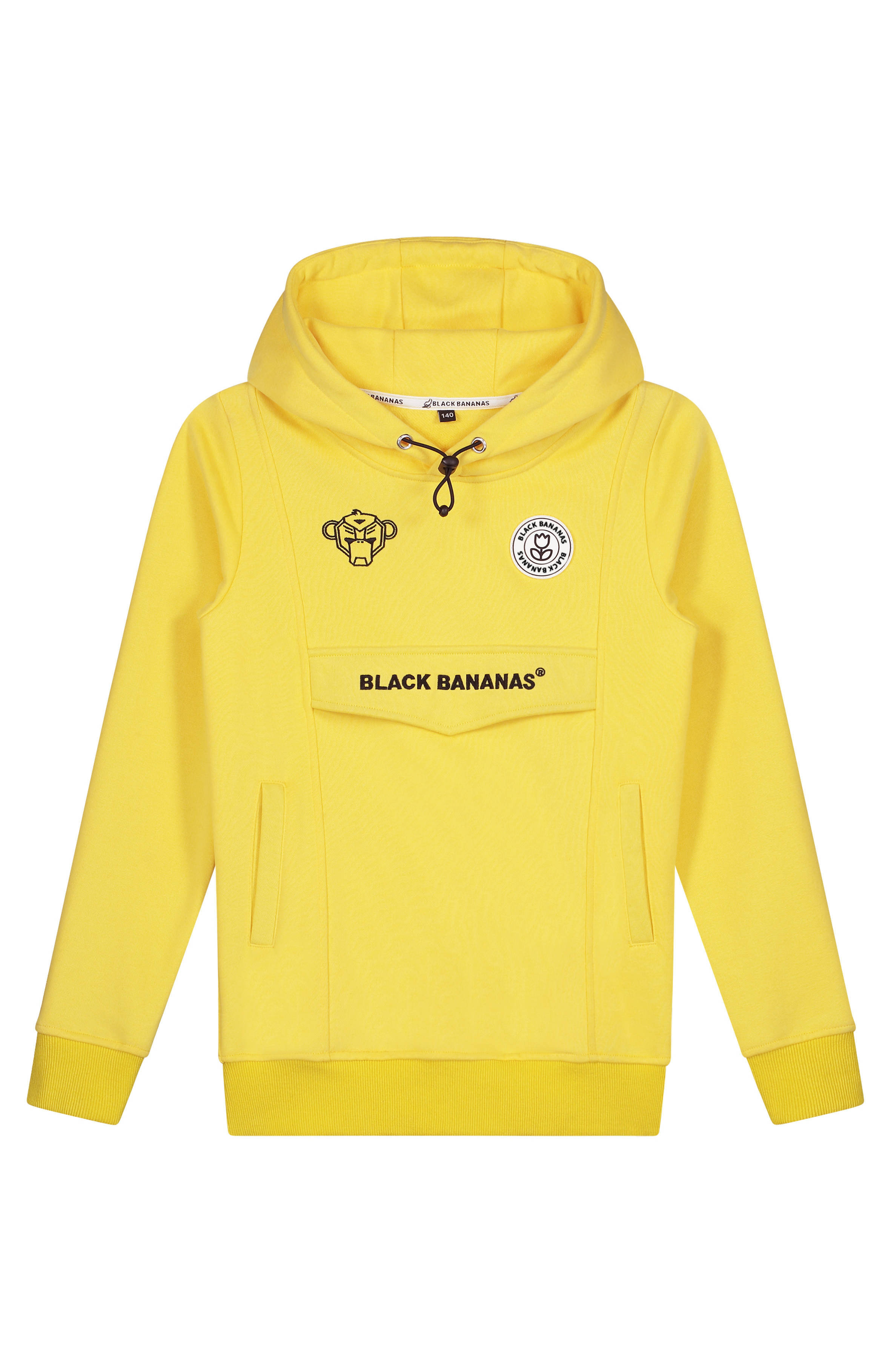 Black Bananas Kids Unity T-Shirt - Grijs/Geel - EDDY'S EINDHOVEN