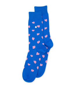 Alfredo Gonzales sokken Hearts blauw, Blauw