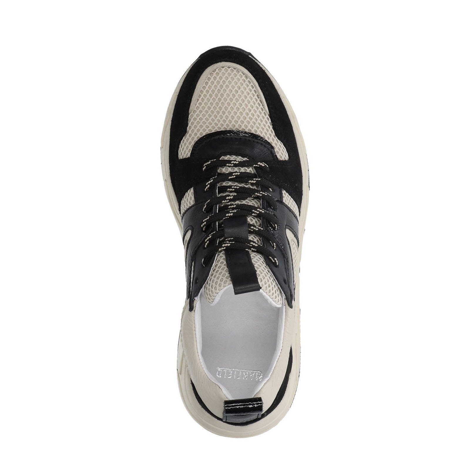 Sneakers zwart online beige