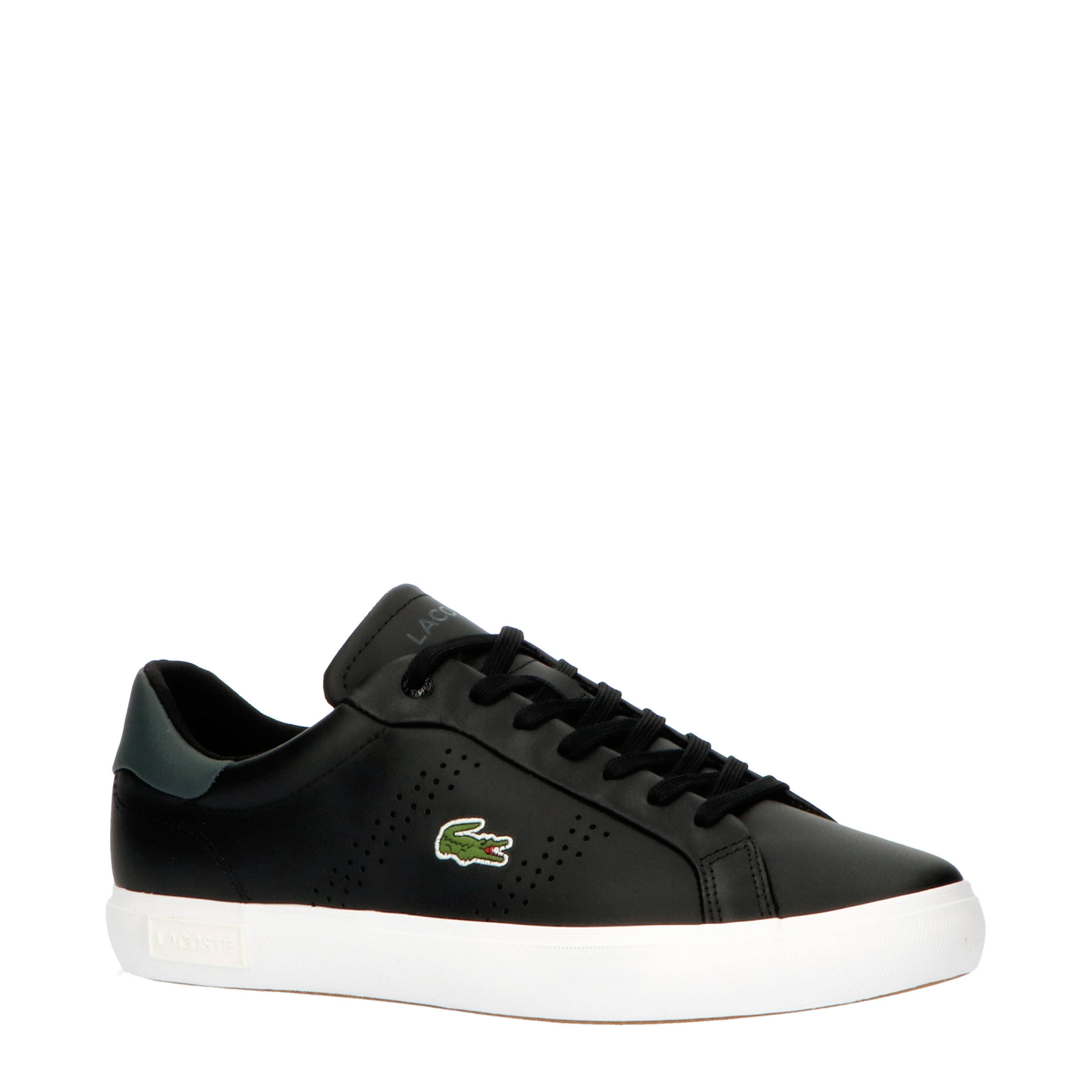Lacoste Powercourt 2.0 sneakers zwart/wit | wehkamp