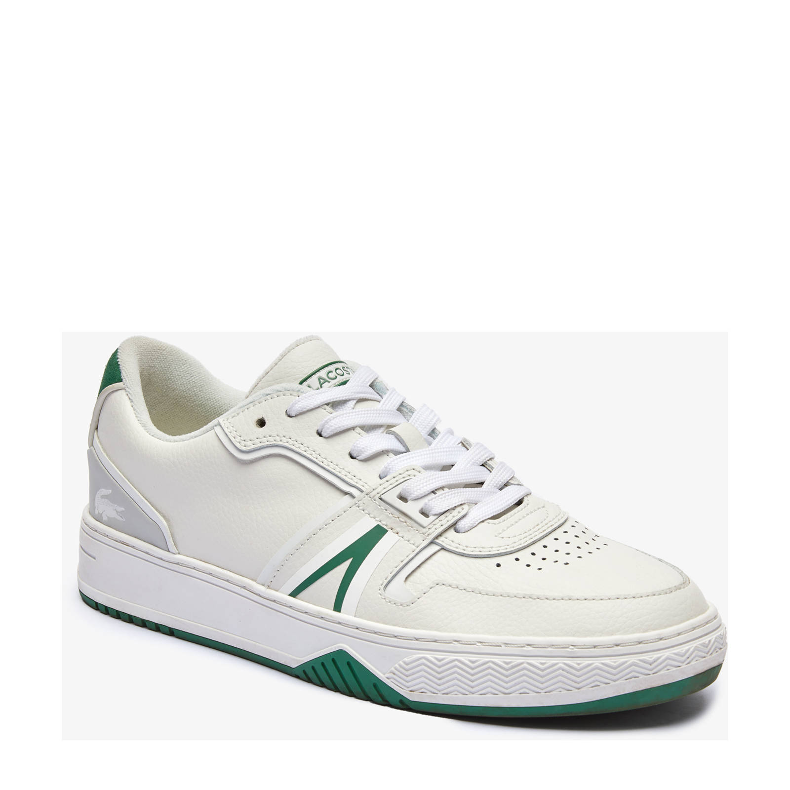 Lacoste L001 sneakers wit/groen online kopen