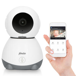 SMARTBABY10 Wifi babyfoon met camera, wit/grijs
