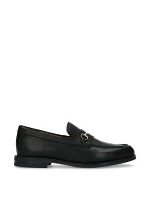 leren loafers zwart