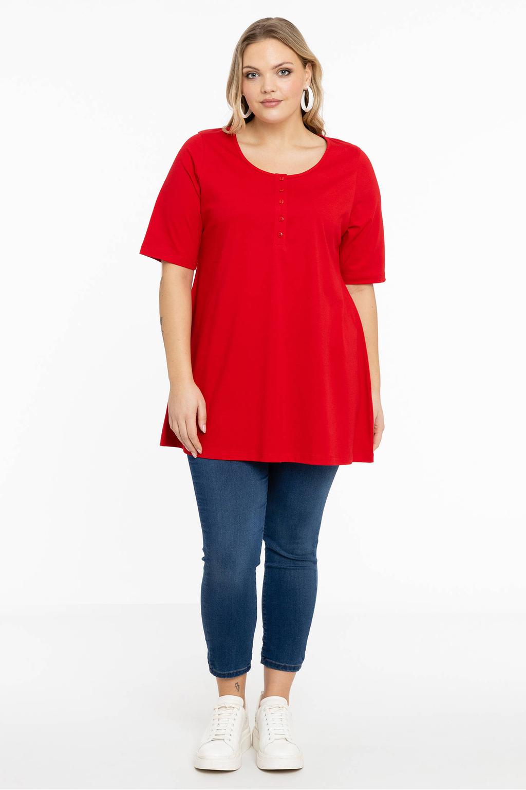 YOEK tuniek COTTON rood