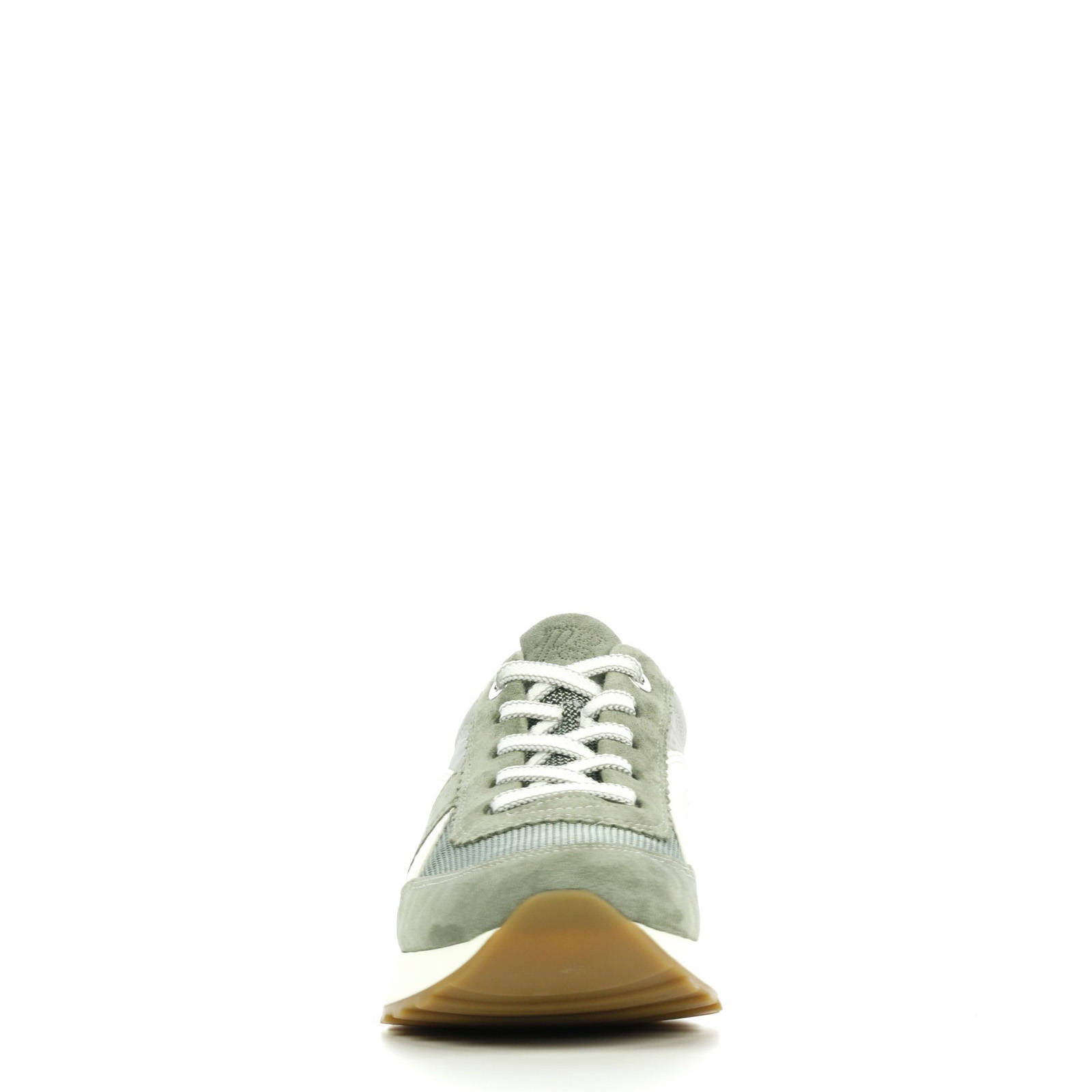 Paul Green 4918 suède sneakers groen | wehkamp