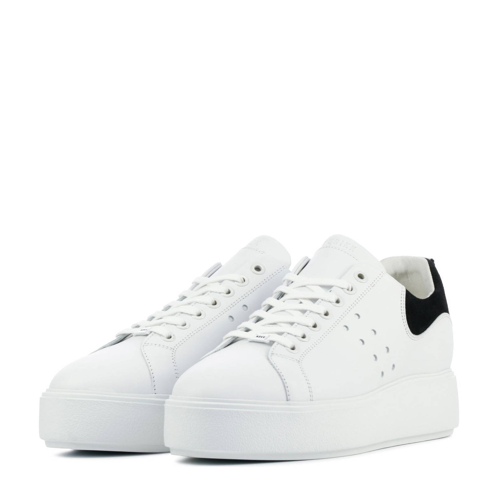 Bekijk hier de Elise Blush 21038800 WHITE LEATHER van Nubikk | by SHUZ