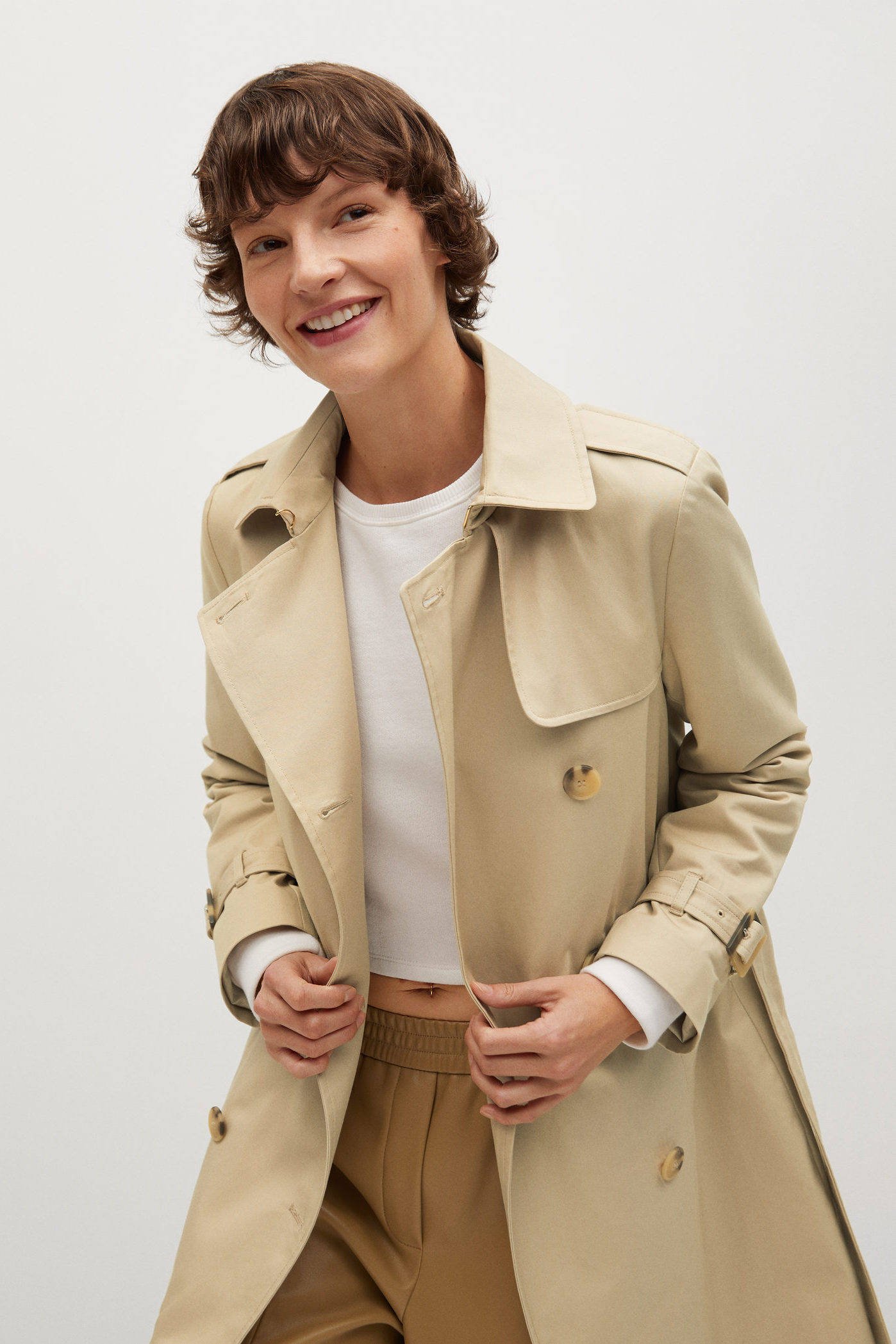 mango trenchcoat beige