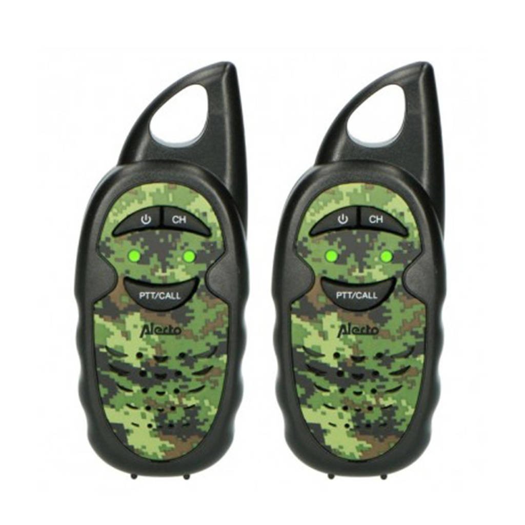 Alecto FR05CAMO Set van twee walkie talkies voor kinderen - camouflage, Camouflage