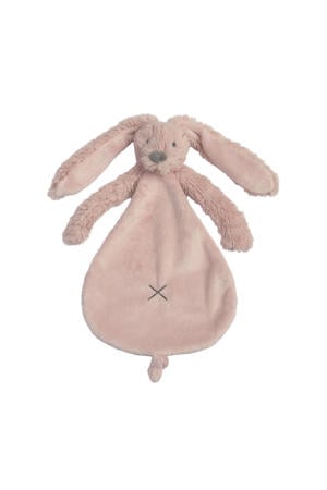 Rabbit Richie Tuttle knuffeldoekje - Old pink - 25 cm