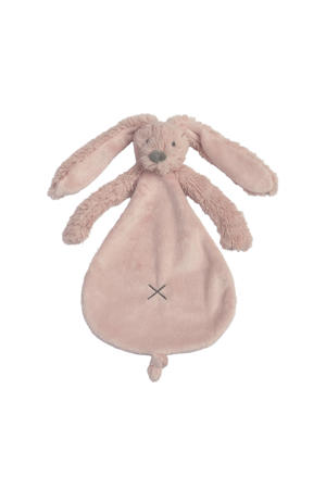 Rabbit Richie Tuttle knuffeldoekje - Old pink - 25 cm