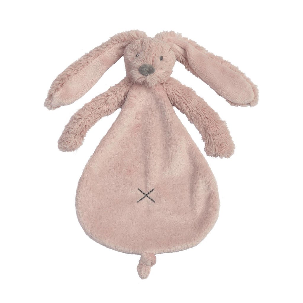 Happy Horse Rabbit Richie Tuttle knuffeldoekje - Old pink - 25 cm