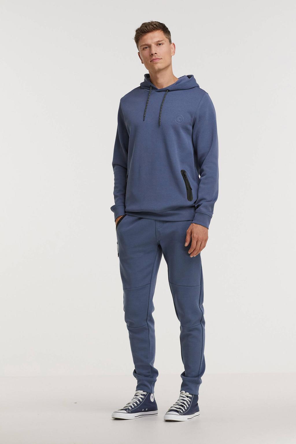 Cars slim fit broek Lax blauw