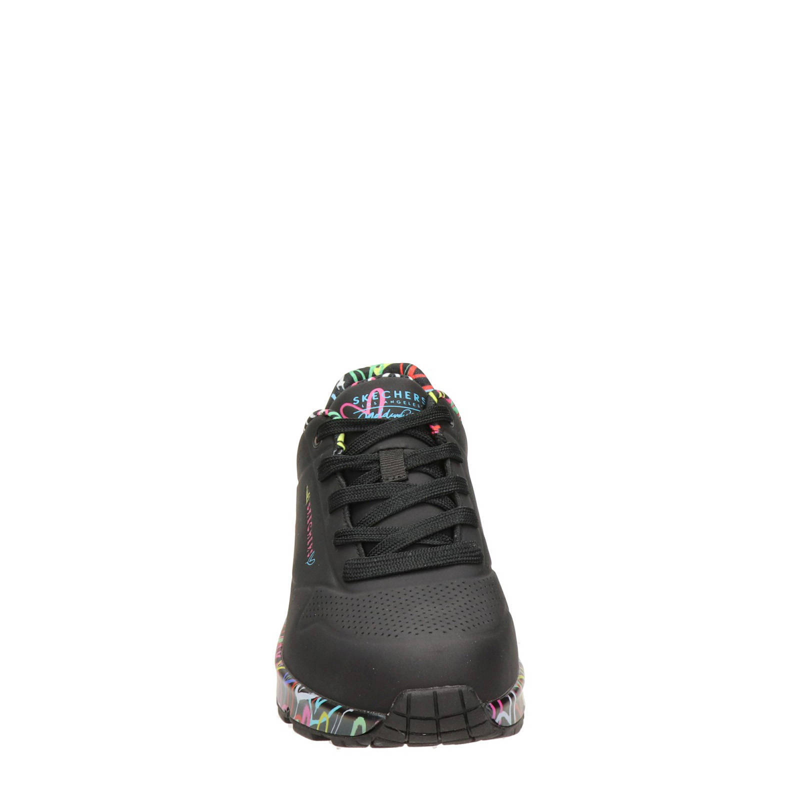 Skechers Uno Loving Me sneakers zwart/multi | wehkamp
