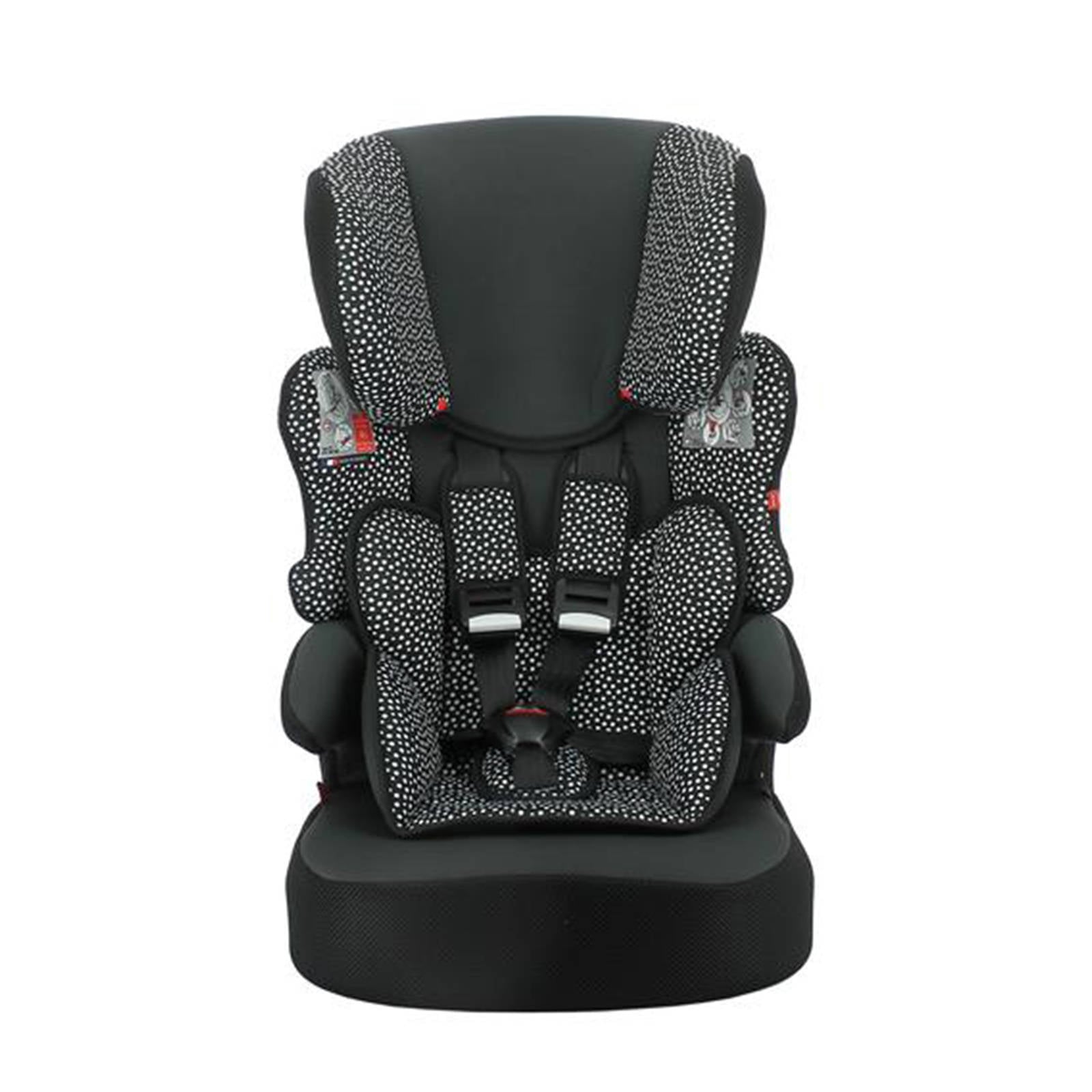 HEMA autostoel doorgroei 9-36kg zwart/witte stip | wehkamp