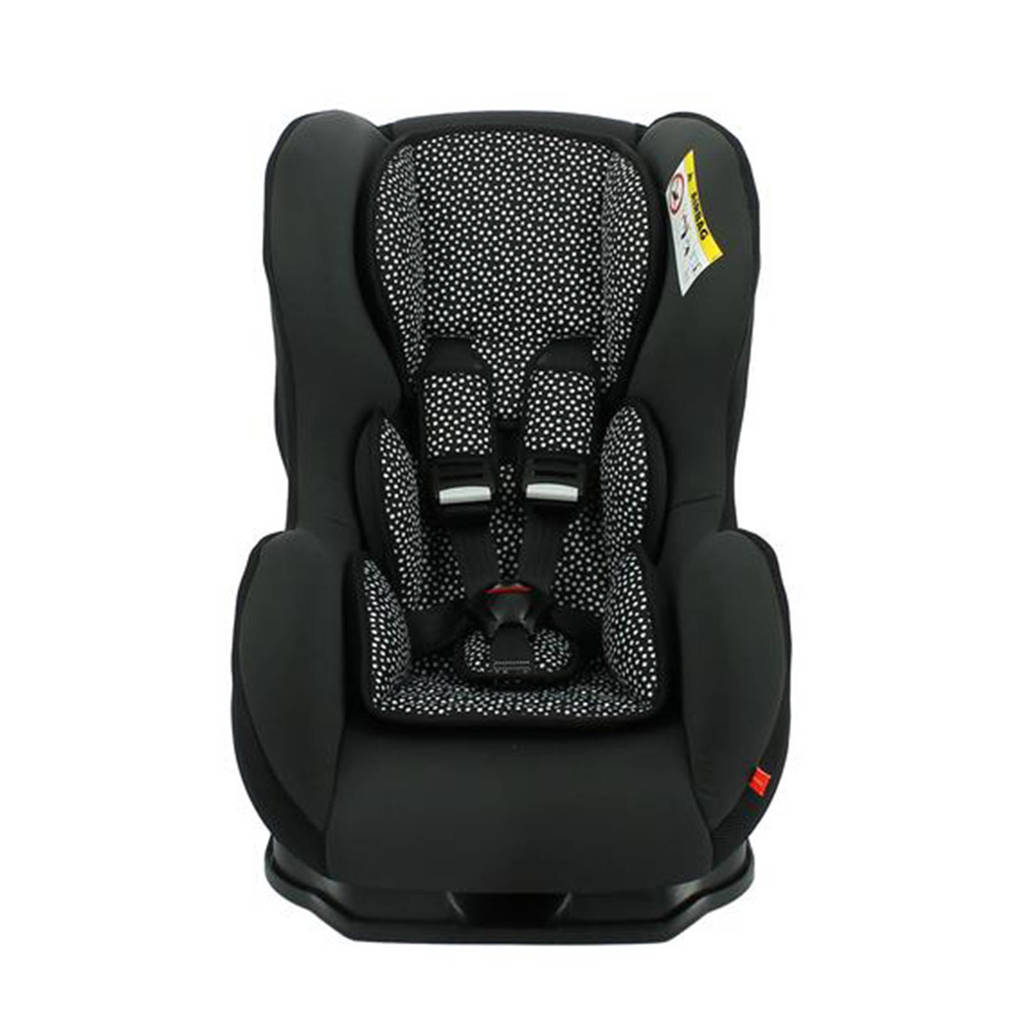 autostoel baby zwart/witte stip | wehkamp
