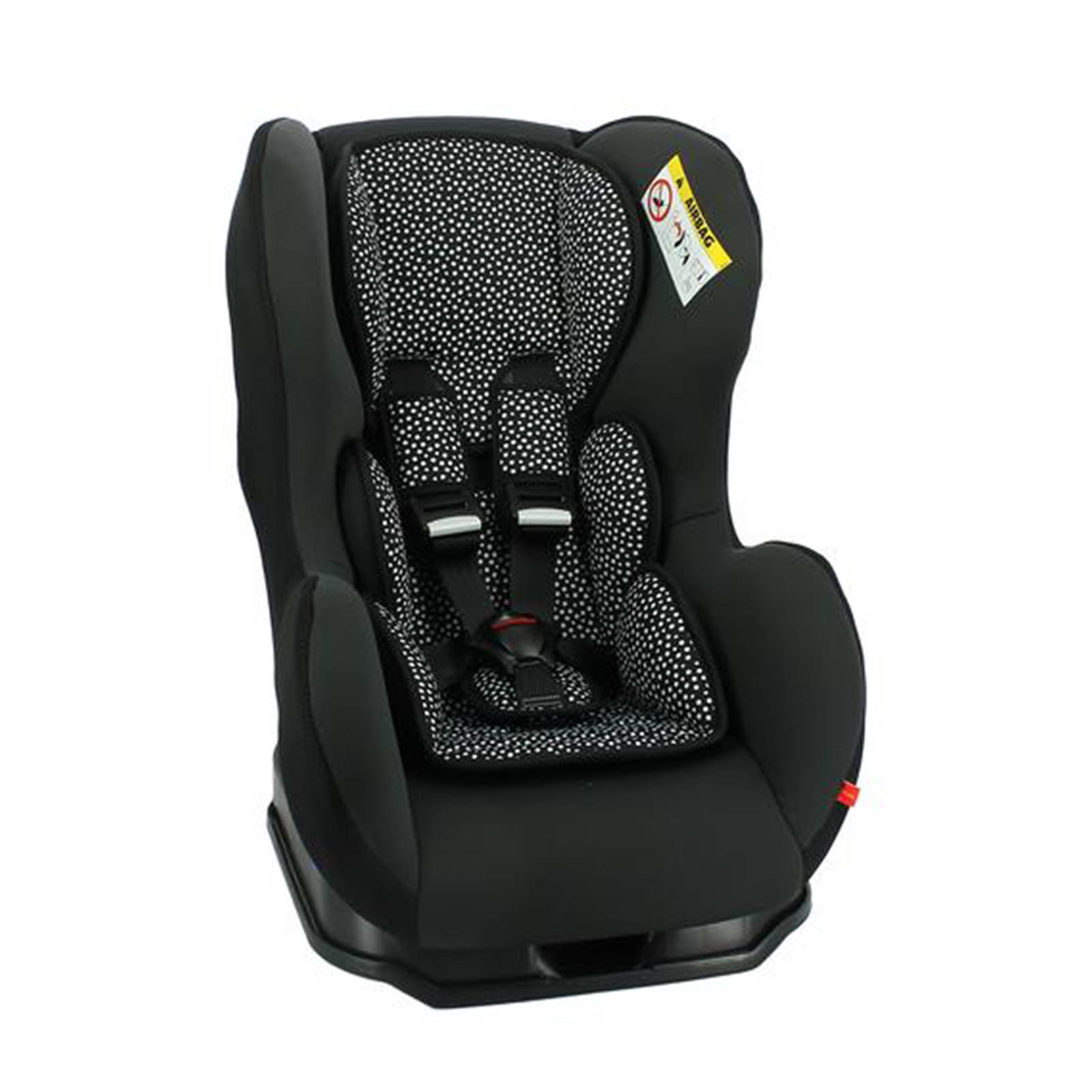 HEMA autostoel baby 0-25kg zwart/witte stip | wehkamp