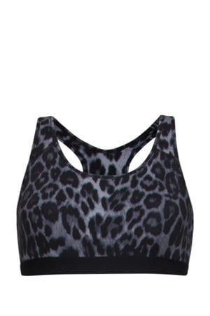 level 3 sportbh zwart/grijs