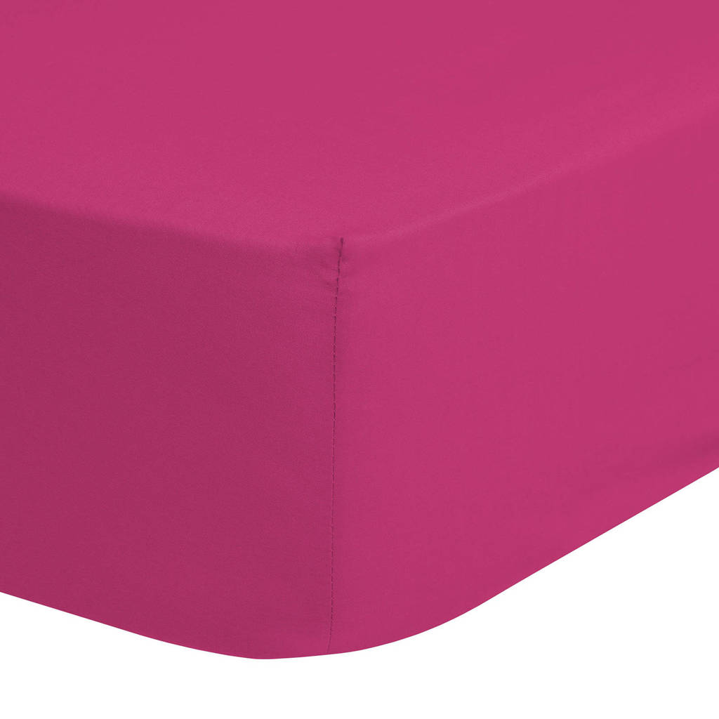 Good Morning katoenen hoeslaken Roze