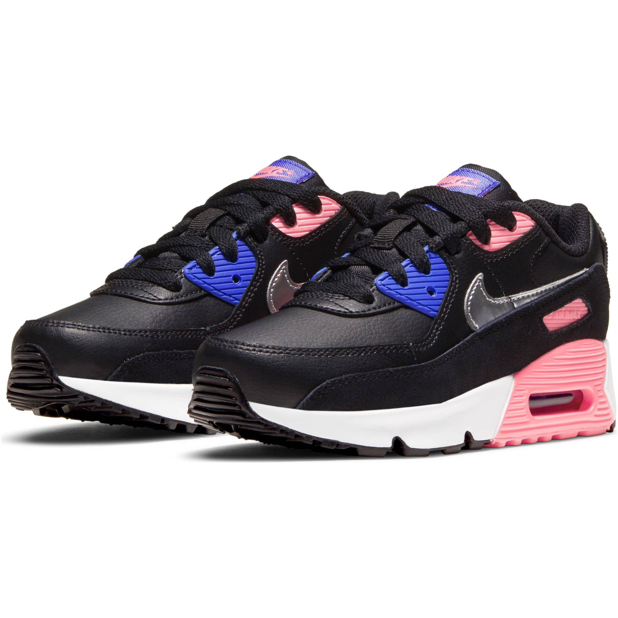 Nike Air Max 90 Ltr sneakers zwart/zilver/roze | wehkamp