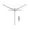 Brabantia Topspinner Droogmolen - met Metalen Grondanker - 40 m - Metallic grey