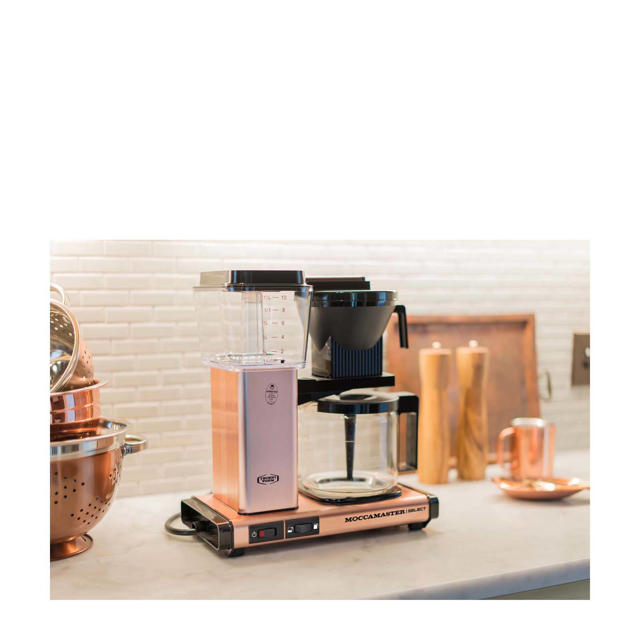 Ontwaken plastic uitspraak Moccamaster KBG Select koffiezetapparaat (koper) | wehkamp