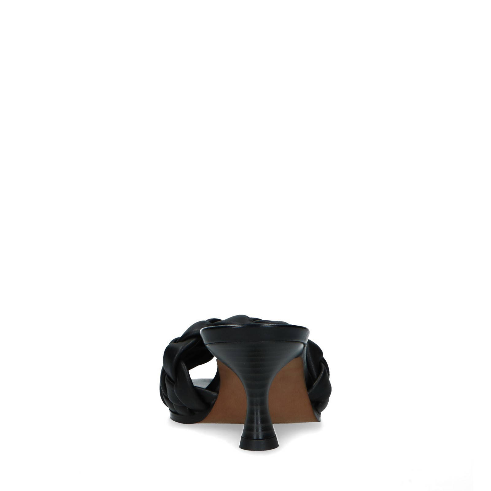 Sacha gevlochten muiltjes zwart | wehkamp