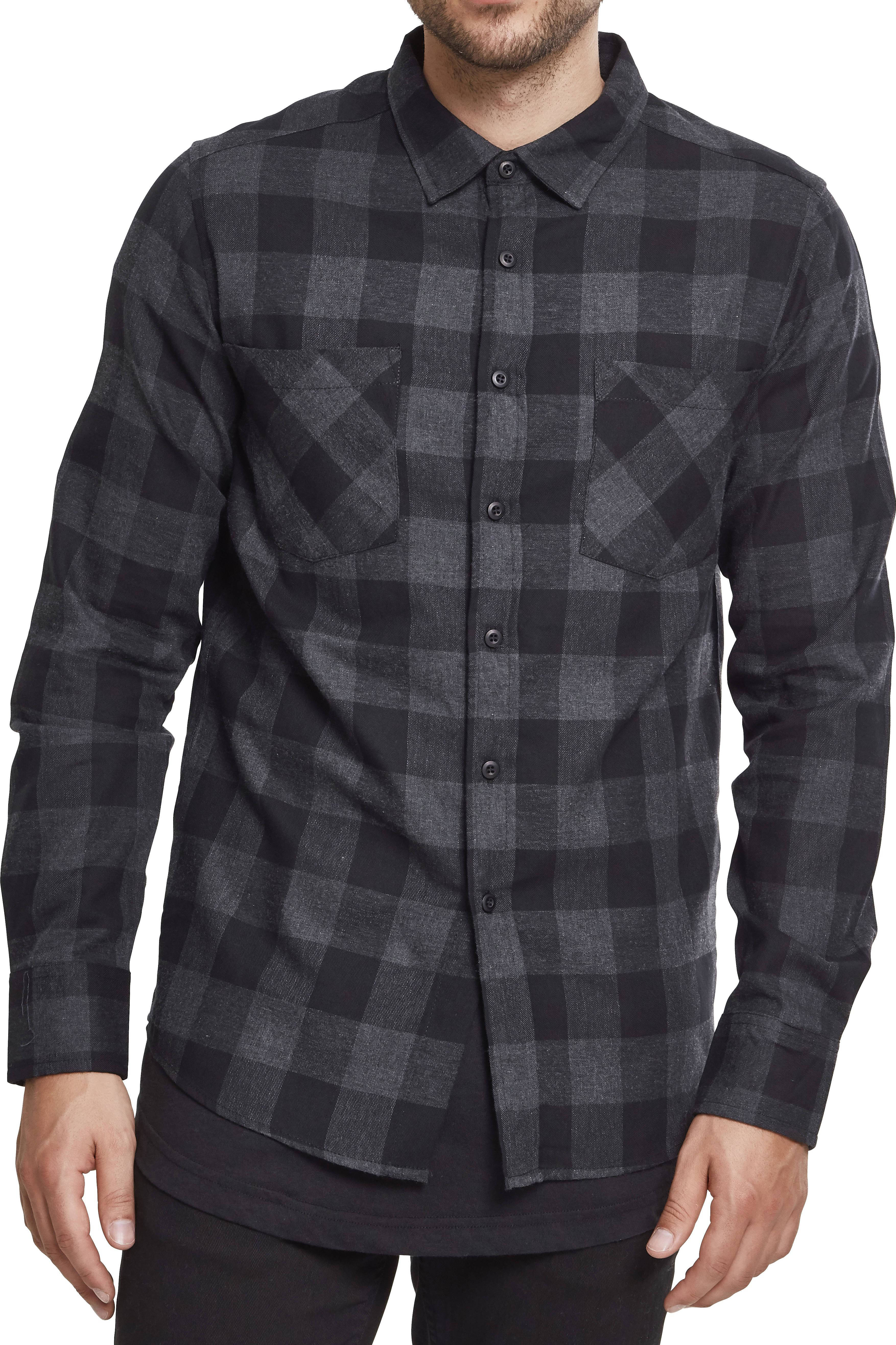 Urban Classics - Checked Flanell Shirt 7 - Flanellen overhemd - groen