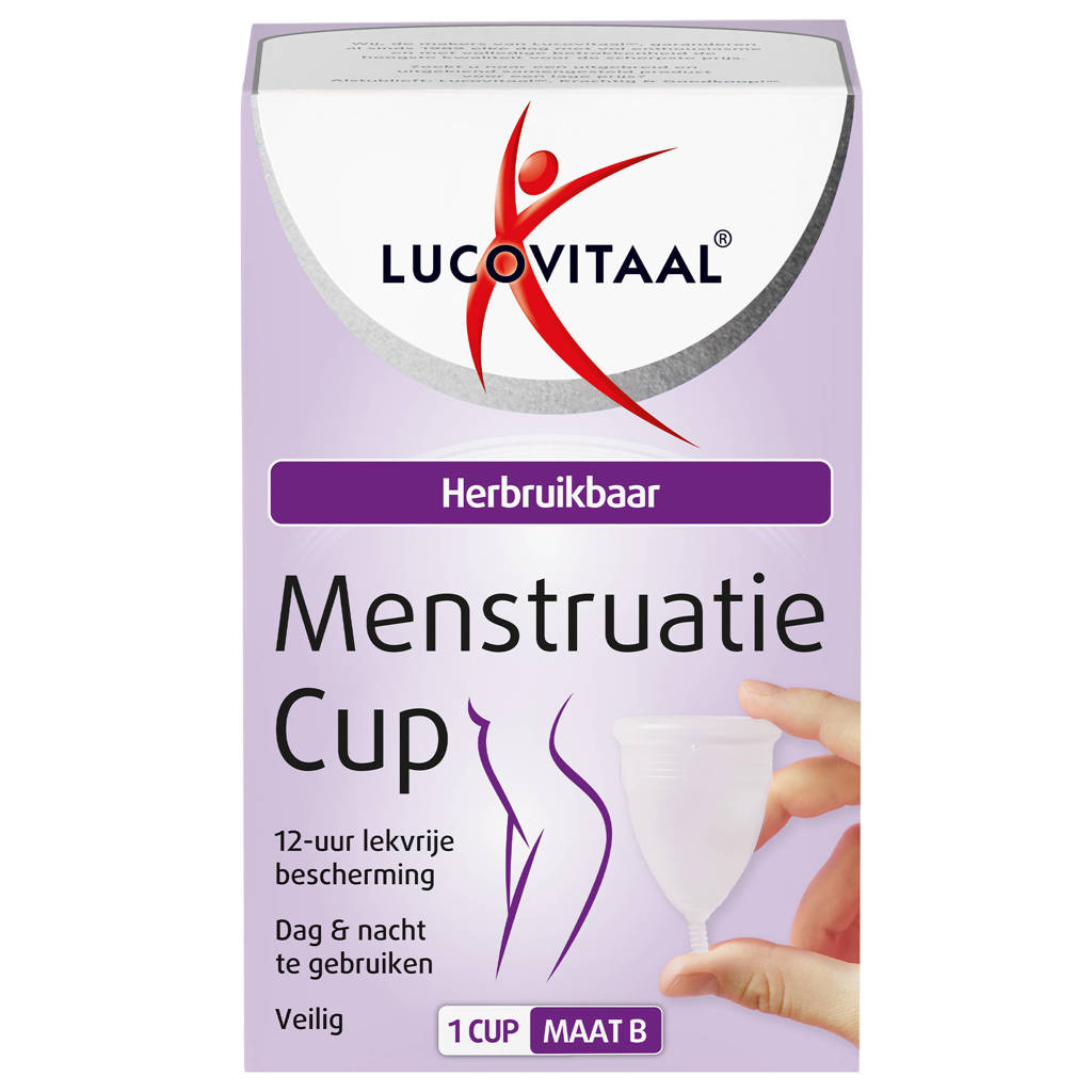 Lucovitaal Menstruatie cup maat B - 1 stuks
