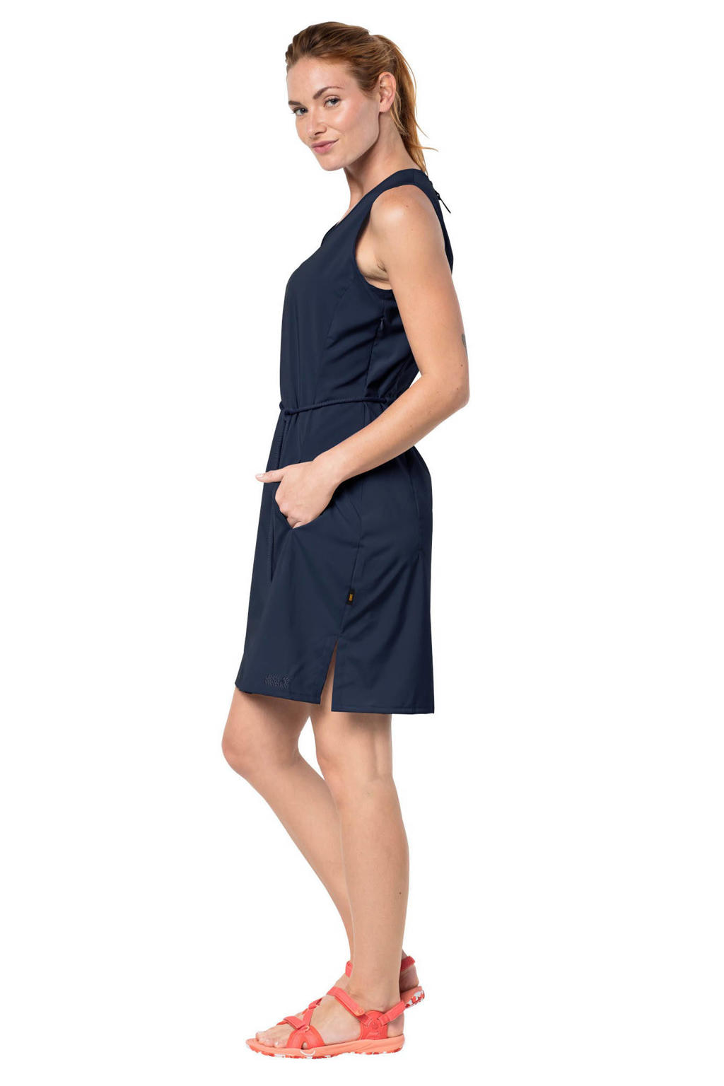 Jack Wolfskin outdoor jurk Tioga Road donkerblauw wehkamp