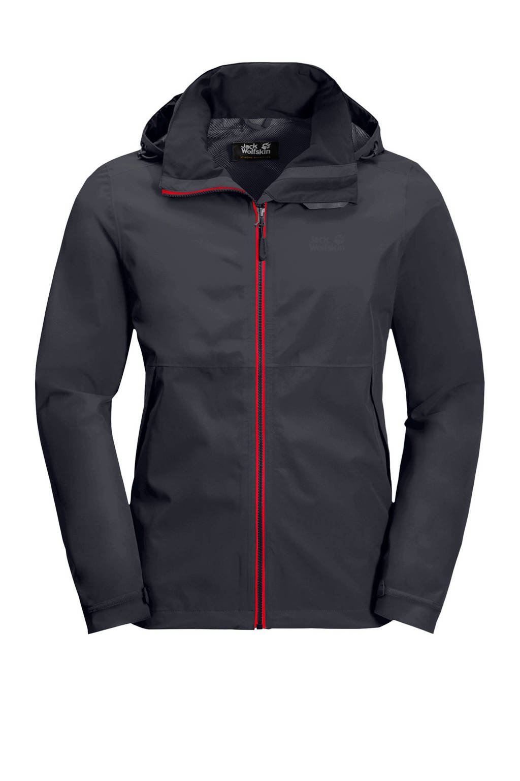 Jack Wolfskin outdoor jas Evandale grijs