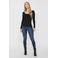 VERO MODA longsleeve VMMAXI met katoen zwart