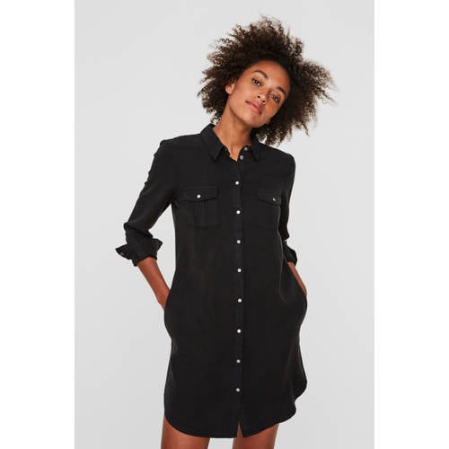 VERO MODA blousejurk VMSILLA zwart afbeelding