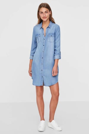 blousejurk VMSILLA blauw