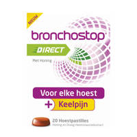 Bronchostop Direct hoestpastilles met honing - 20 stuks
