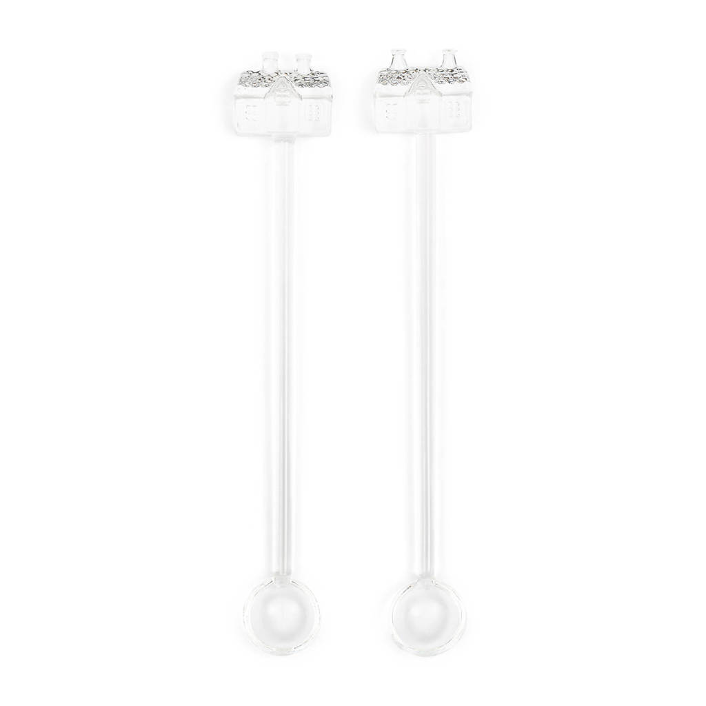 Riviera Maison RM House lepel (set van 2), Transparant