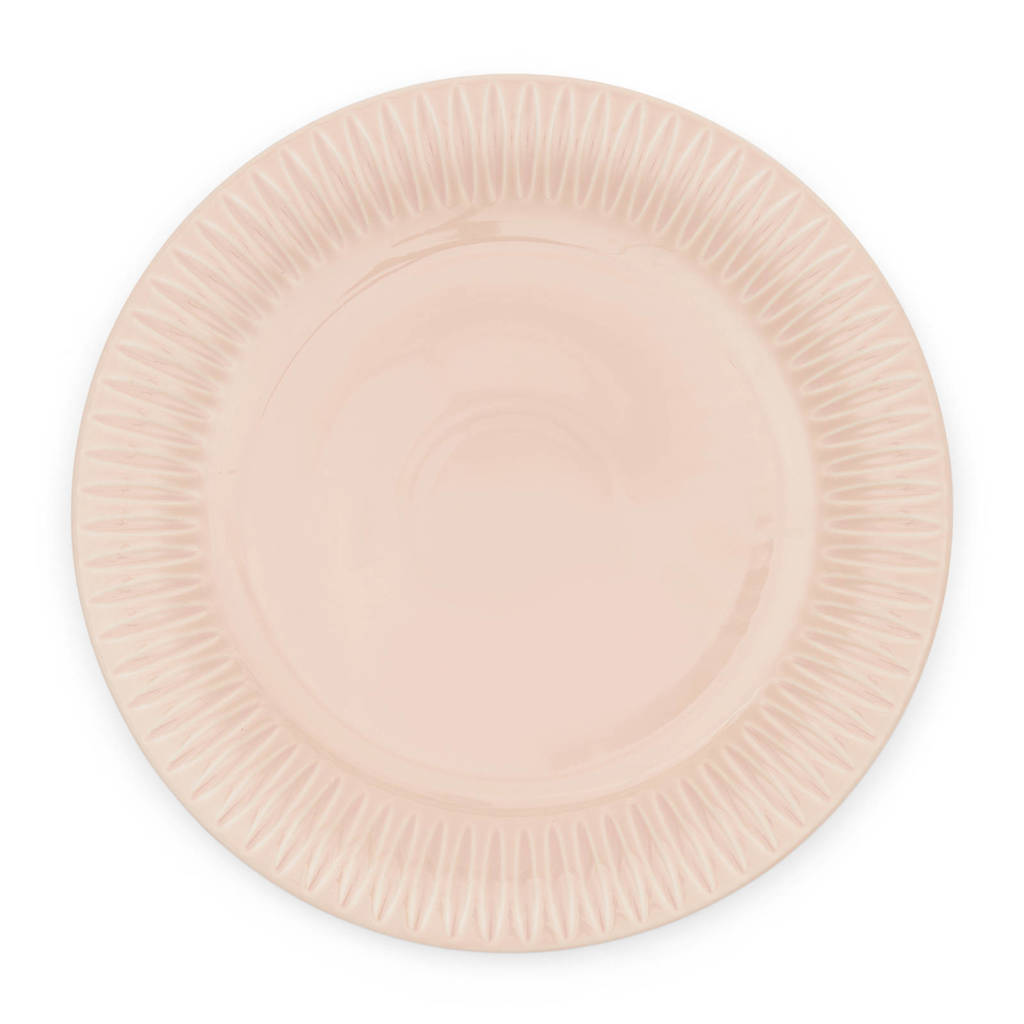 Riviera Maison Fleurs De Prairie dinerbord (Ø27 cm), Roze