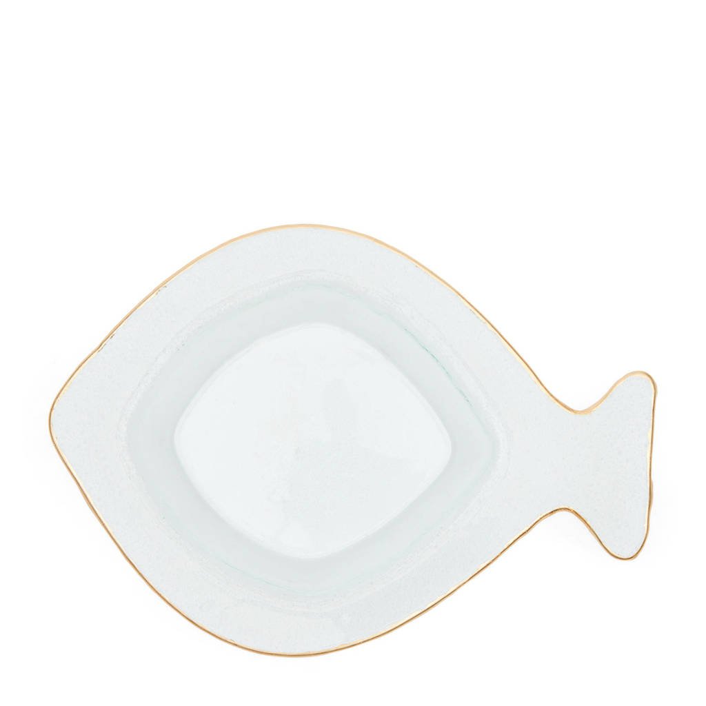 Riviera Maison Happy Fish kom (Ø11,5 cm), Transparant