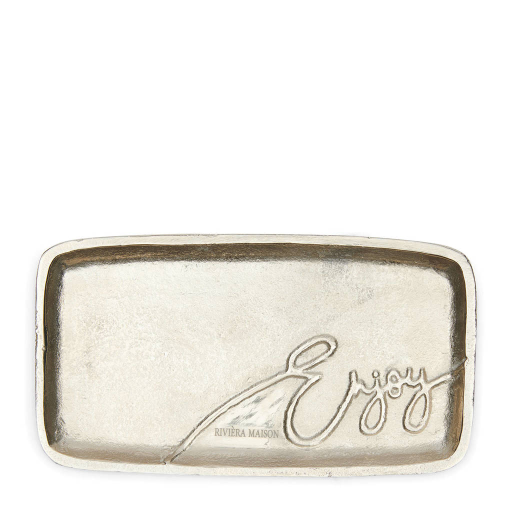 Riviera Maison Enjoy Mini dienblad, Zilver