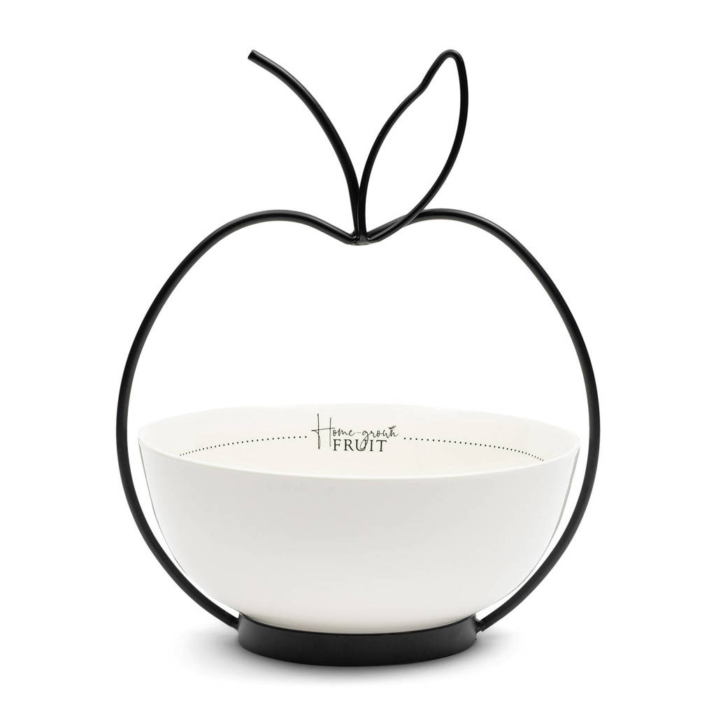 Riviera Maison Home Grown Fruit kom, Wit