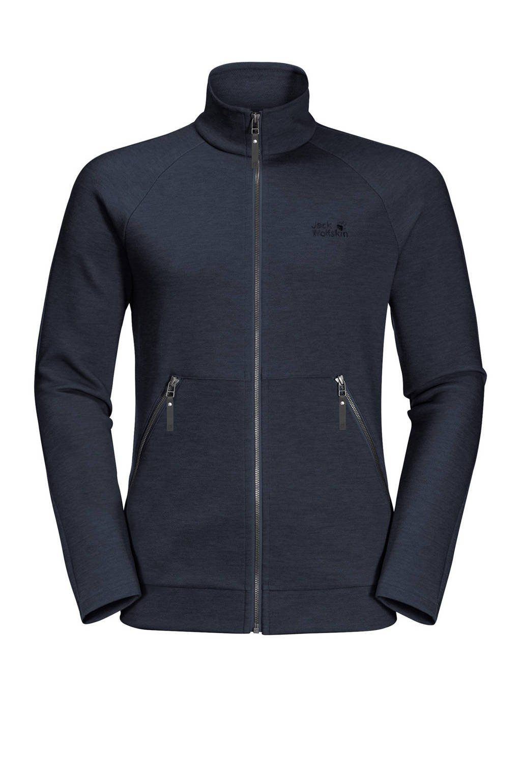 Jack Wolfskin outdoor jas donkerblauw, Night-Blue