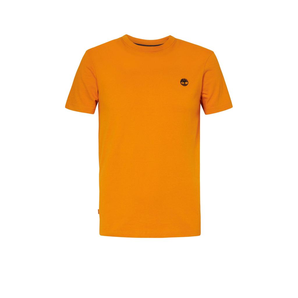 Timberland T-shirt met logo geel