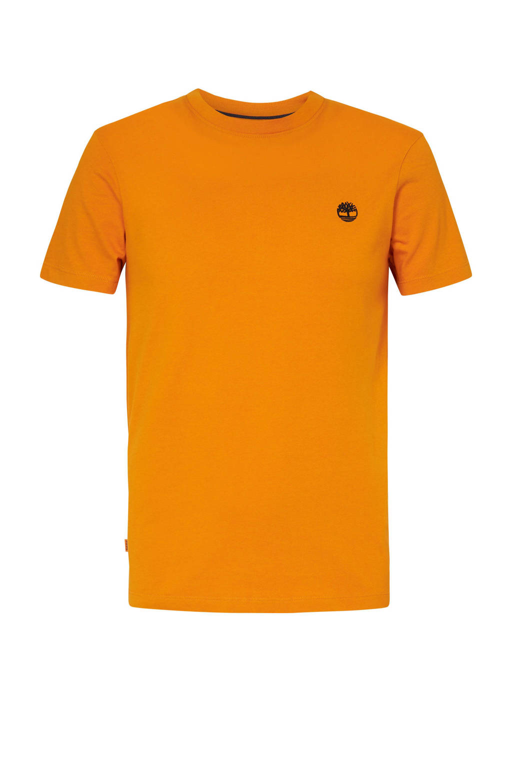 Timberland T-shirt met logo geel, Oker
