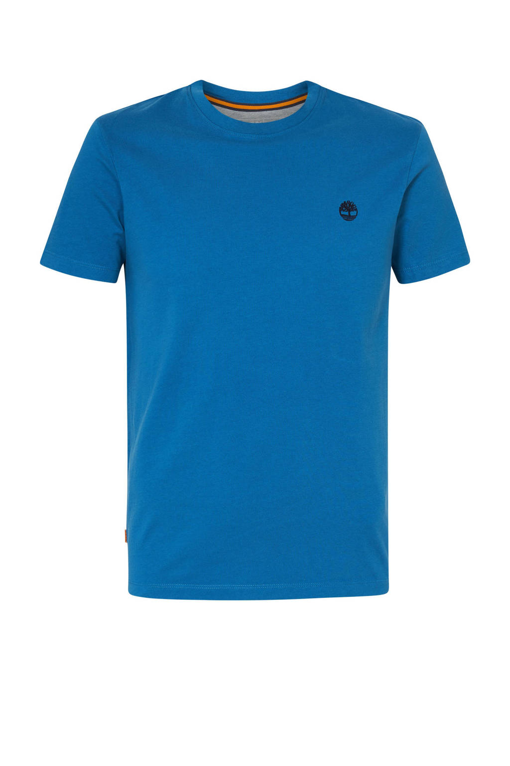 Timberland T-shirt met logo turquoise, Turquoise
