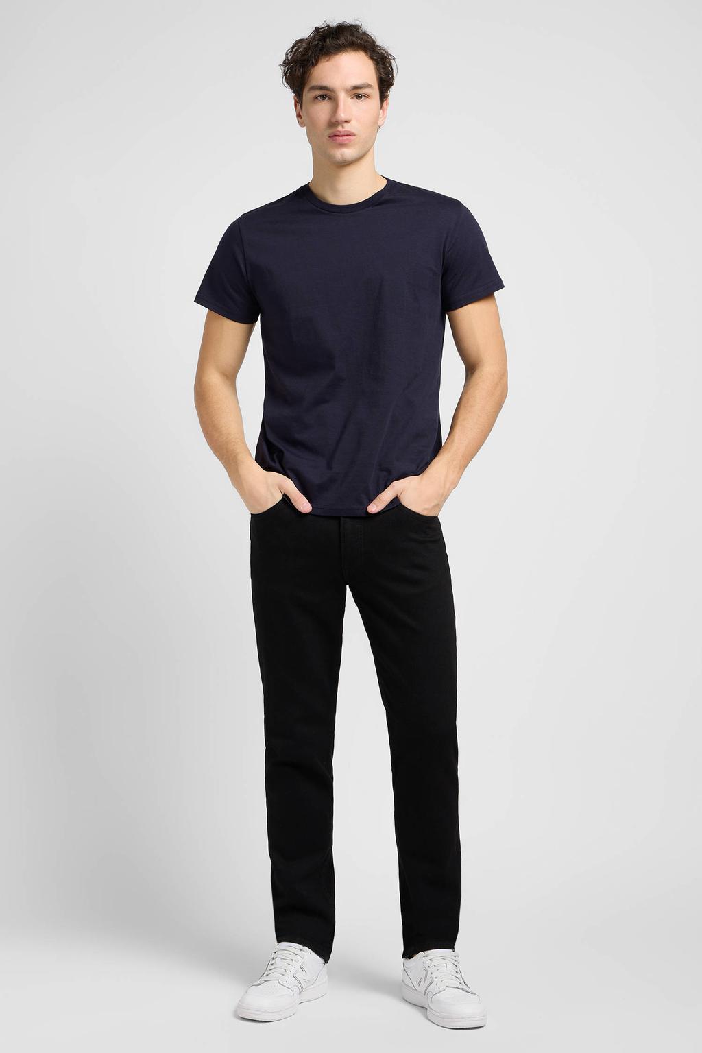Lee straight leg jeans Brooklyn clean black