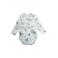 Yumi Baby romper met bloemenprint - ecru