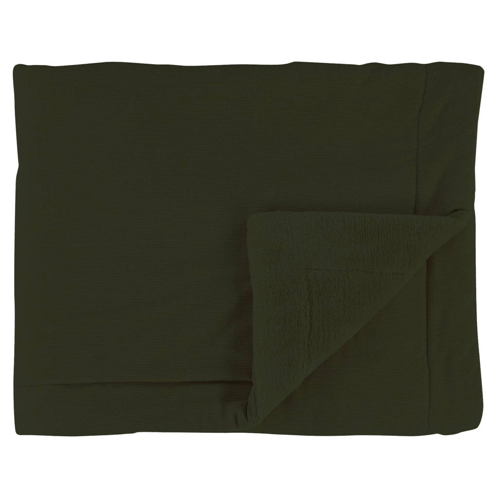 Trixie fleece deken Ribble 75x100 cm kakigroen