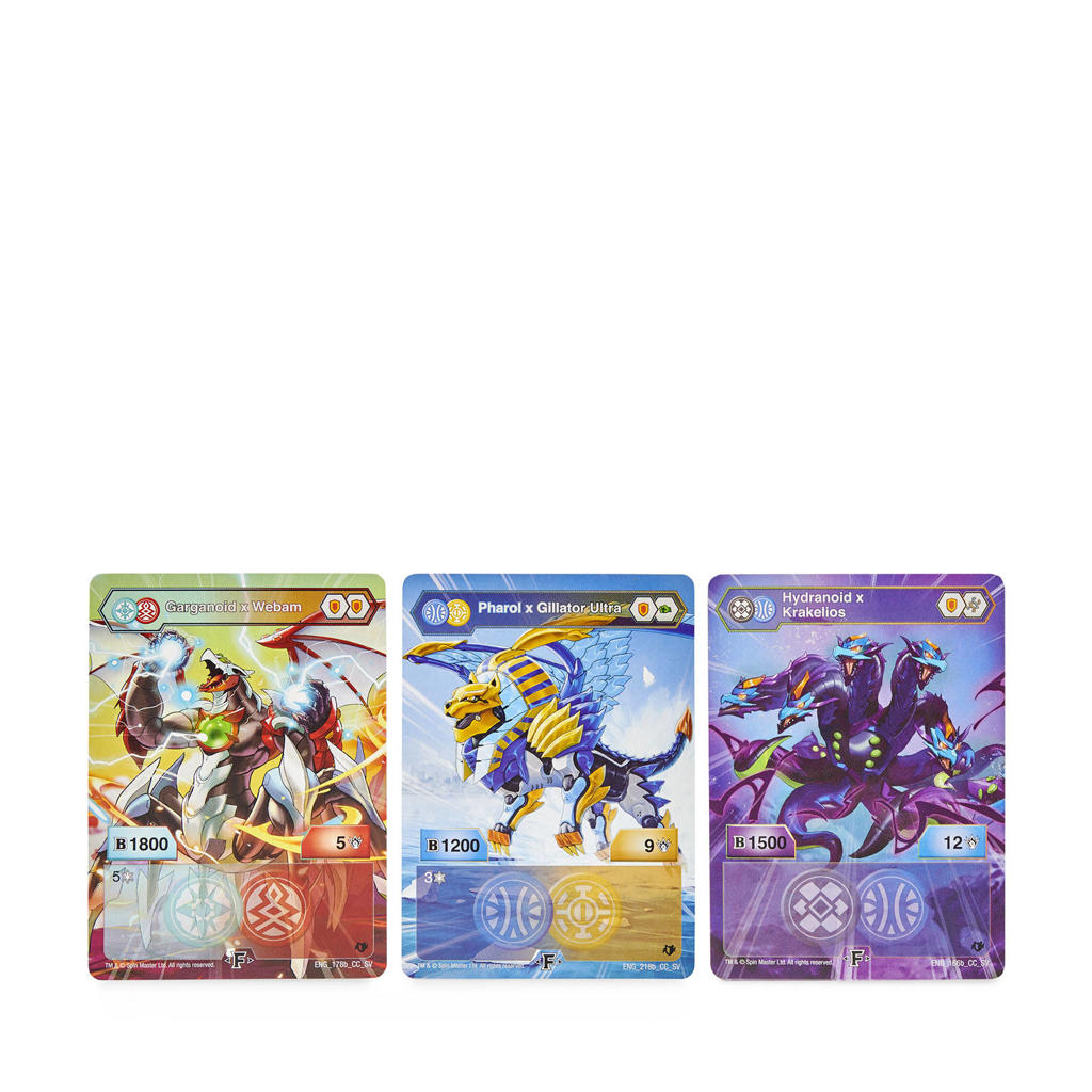 Bakugan Starter 3 Pack Fused Pharol x Gillator Ultra, Armored Alliance