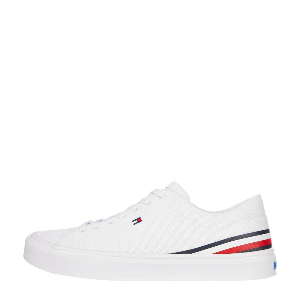 Tommy Hilfiger Lightweight Stripes  sneakers wit, Wit