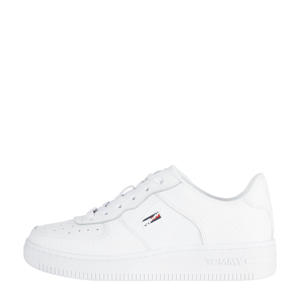 Textured Leather Basket Cupsole sneakers wit