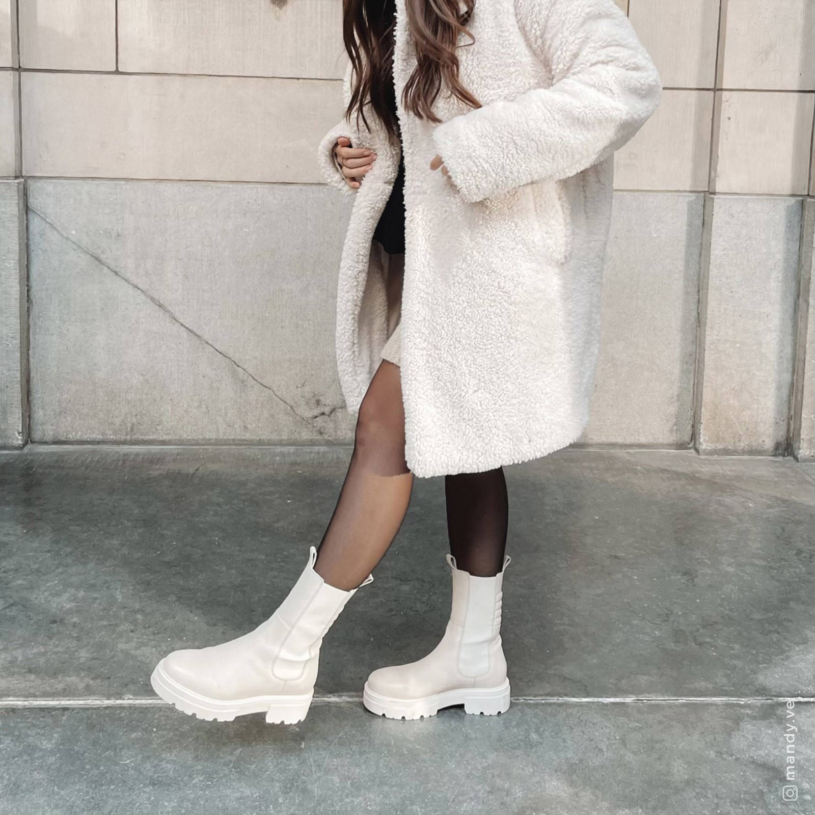 Sacha hoge leren chelsea boots lichtbeige | wehkamp